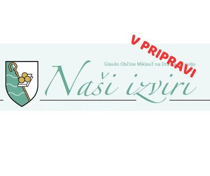 Naši izviri, št. 132, september - v pripravi